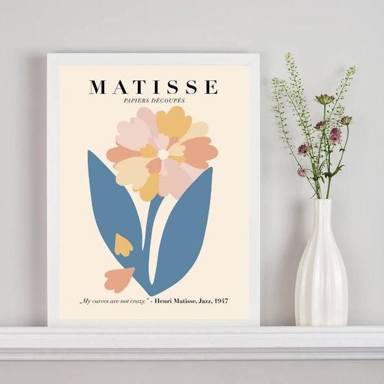 Imagem de Quadro Poster Matisse - The Flower 45X34Cm