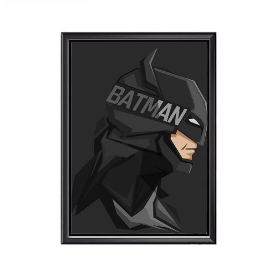 Imagem de Quadro Poster Minimalista Face Batman