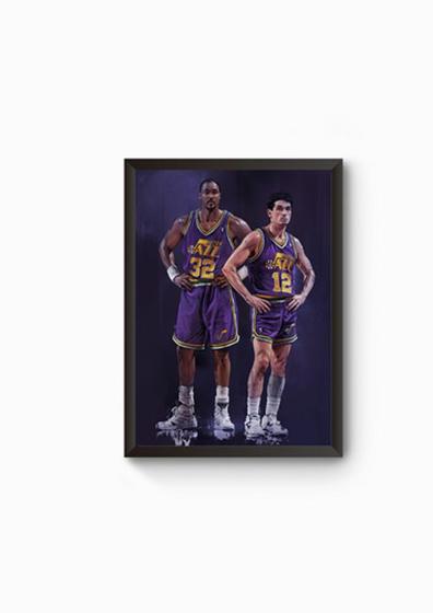 Imagem de Quadro Poster Nba Utah Jazz