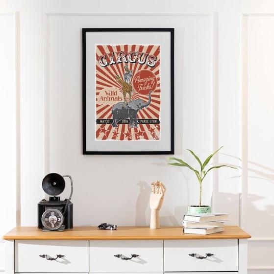 Imagem de Quadro Poster Vintage Circo - 60x48cm