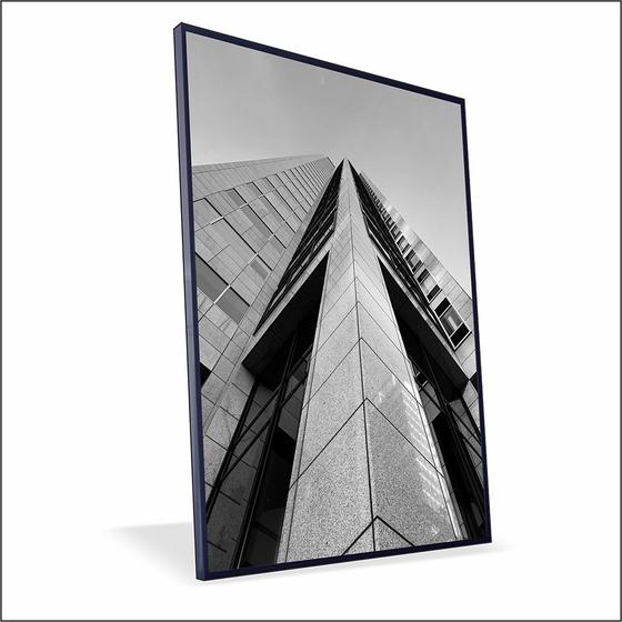 Imagem de Quadro Prédio Espelhado Canvas Sem Vidro