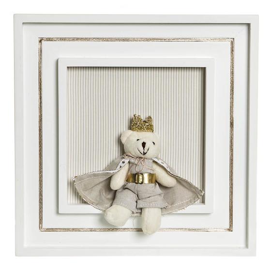 Imagem de Quadro Príncipe Com Corôa E Capa Quarto Bebê Infantil Menino