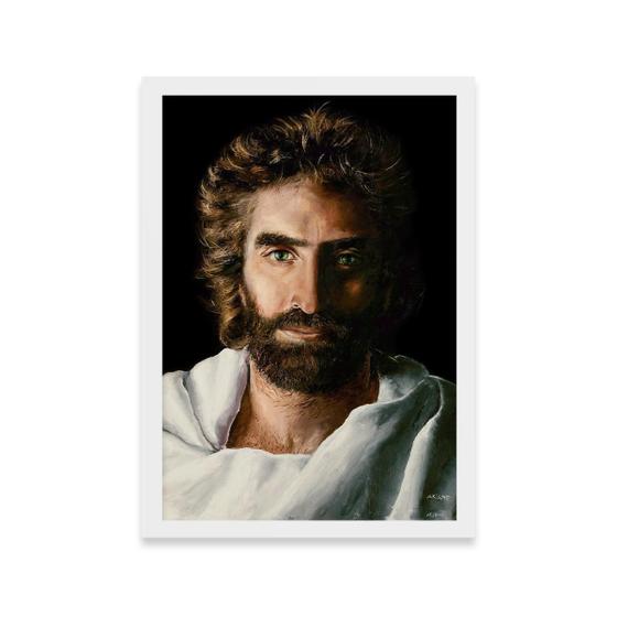 Imagem de Quadro Príncipe Da P 45X33 Akiane Kramarik Jesus Deus Fé B