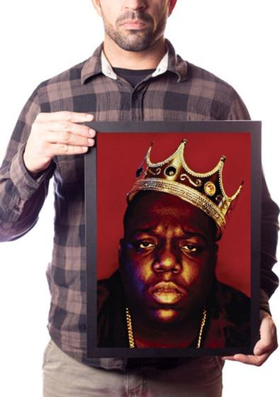 Imagem de Quadro Rap Hip Hop Notorious Big Foto Poster Moldurado