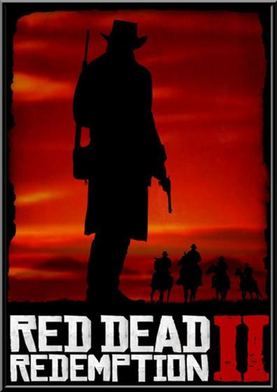 Imagem de Quadro Red Dead Redemption 2 Game Arte 42x29cm