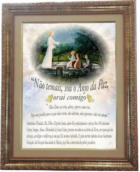 Quadro Religioso Oração Do Anjo Da Guarda, 01, 53x43 Angelus Imagem de Quadro Religioso Oração Do Anjo Da Guarda, 01, 53x43 Angelus