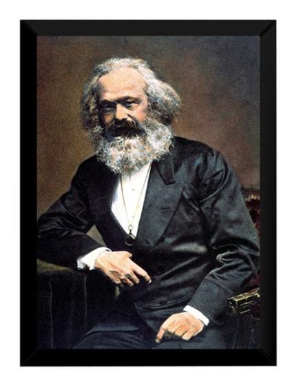 Imagem de Quadro Revolucionário Karl Marx Comunismo Filósofo Comunista