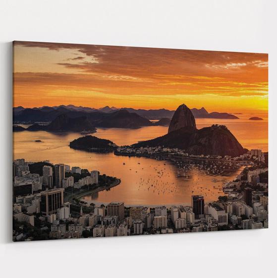 Imagem de Quadro Rio de Janeiro Céu Amarelo - 1 Tela