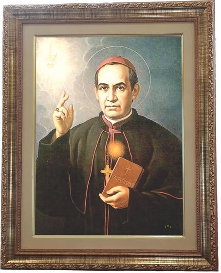 Imagem de Quadro Santo Antônio Maria Claret, Mod. 1, 53x43cm. Angelus