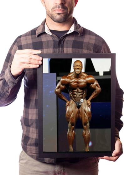 Imagem de Quadro Shawn Rhoden Fisiculturista Decoração Academia