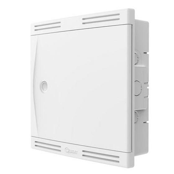 Imagem de QUADRO SISTEMA VDI 30x30 EMBUTIR PVC ANTICHAMAS BRANCO TIGRE