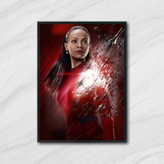 Imagem de Quadro Star Trek Mulher 45x34cm - com vidro