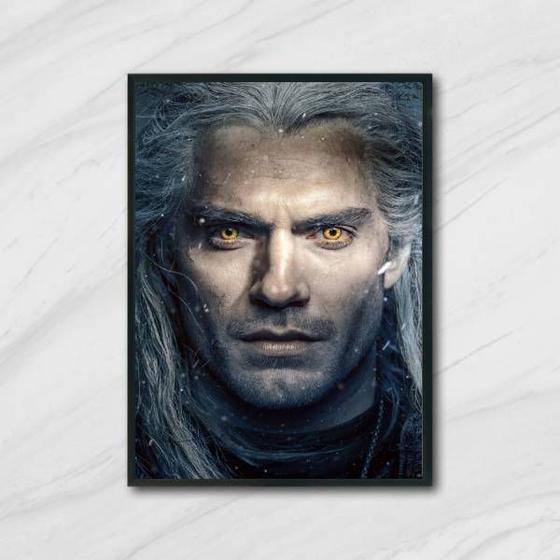 Imagem de Quadro The Witcher 33x24cm - com vidro