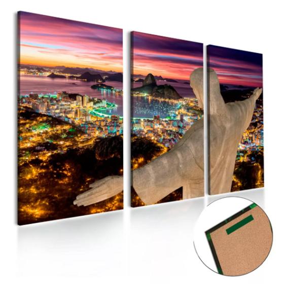 Imagem de Quadro Trio Cristo Redentor Rio De Janeiro"