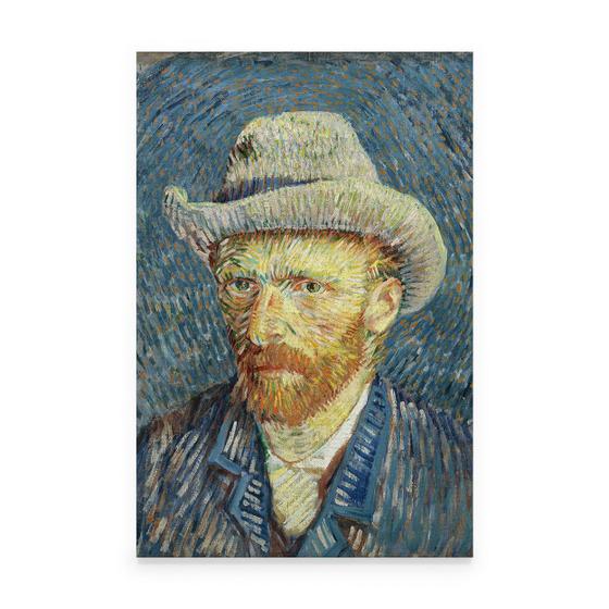 Quadro Van Gogh Autorretrato 01 Releitura - Bimper Menor preço em Quadro Van Gogh Autorretrato 01 Releitura - Bimper