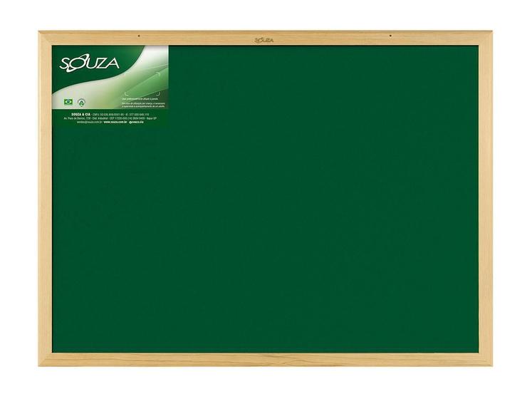 Imagem de Quadro Verde Standard Moldura De Madeira Natural 70x50Cm