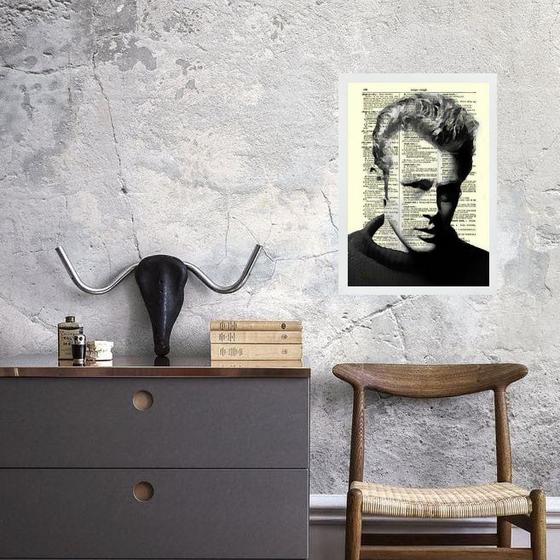 Imagem de Quadro Vintage James Dean 24x18cm