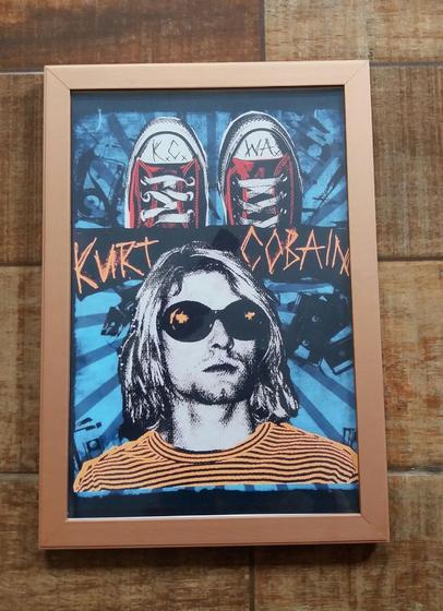 Imagem de Quadro Vintage Kurt Cobain