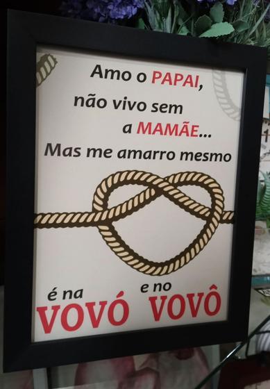 Imagem de Quadro vovó e vovô