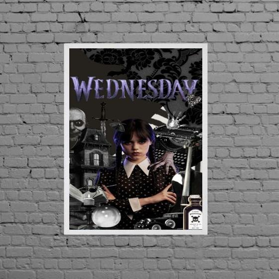 Imagem de Quadro Wandinha Wednesday 24x18cm - com vidro