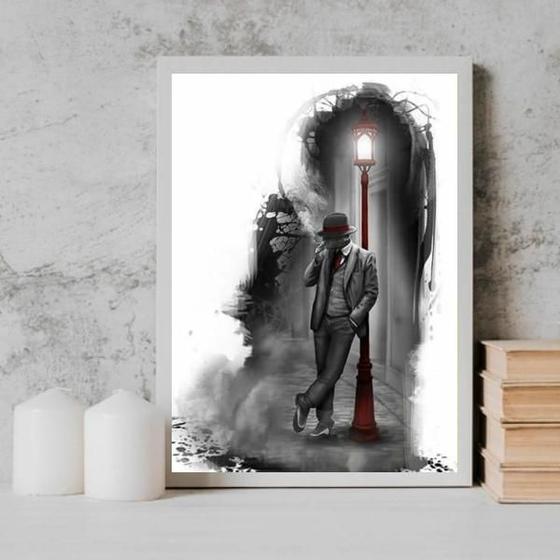 Imagem de Quadro Zé Pelintra Desenho 33X24Cm - Com Vidro