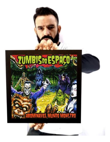 Imagem de Quadro Zumbis Do Espaço Abominável Mundo Monstro Art Capa Lp