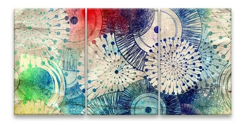 Imagem de quadros decorativos 4 k Arte Aquarela Design"