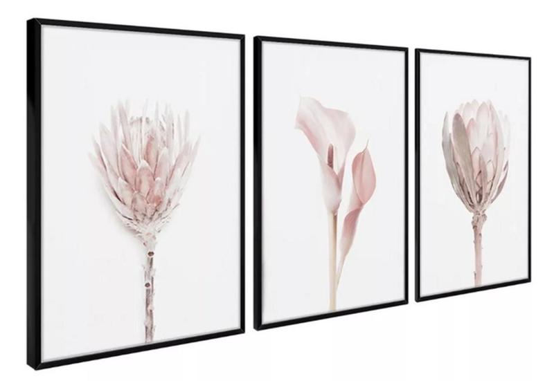 Imagem de quadros decorativos 4 k Parede Rose Flores"