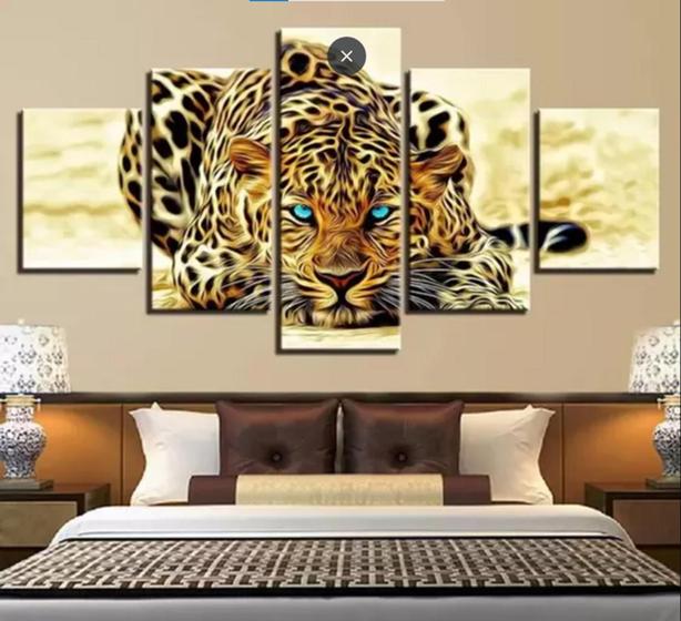 Imagem de quadros decorativos 4 k tigre