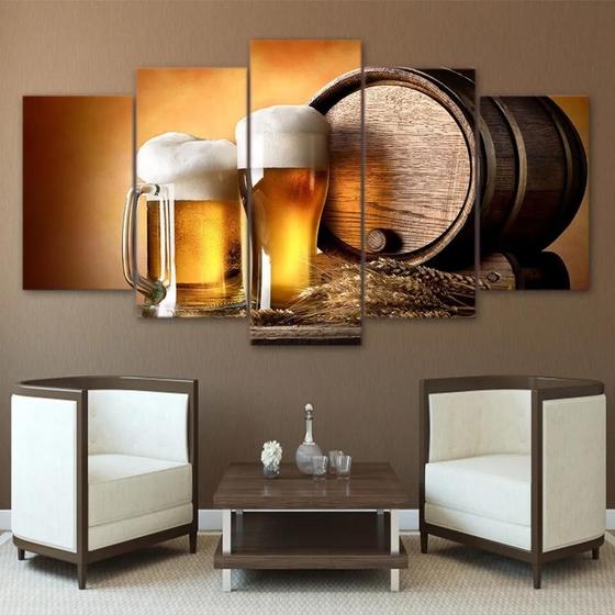 Imagem de Quadros Decorativos Bar Choperia Copos Chop