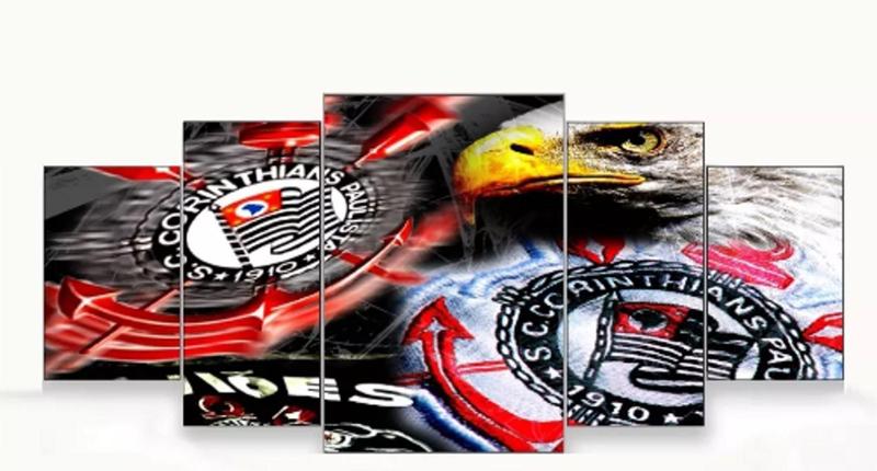 Imagem de Quadros Decorativos Corinthians Com Gavião"