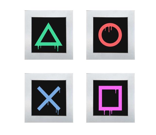Imagem de Quadros Decorativos Game Geek Kit com 4