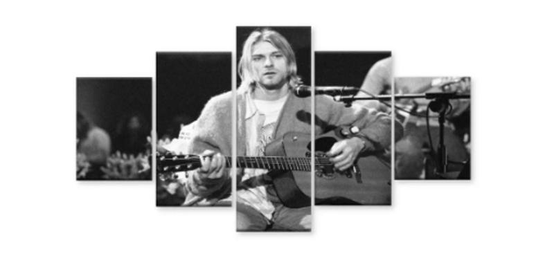 Imagem de Quadros Decorativos Kurt Cobain Nirvana"