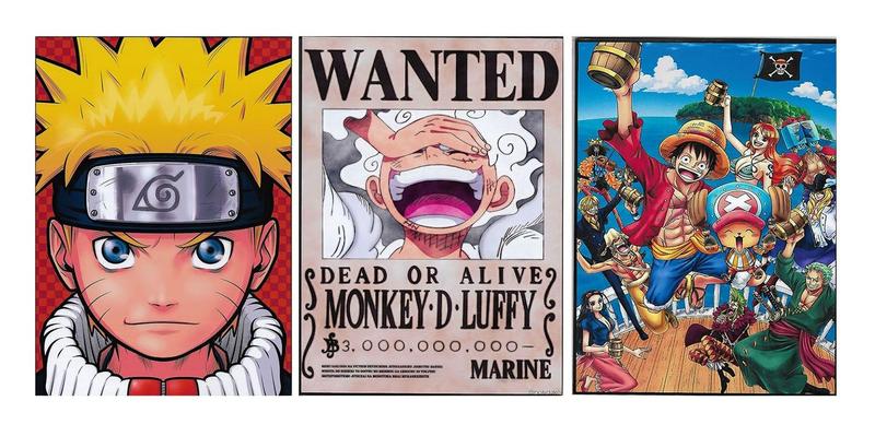 Imagem de Quadros Decorativos Monkey D. Luffy, Mangá, Naruto-D