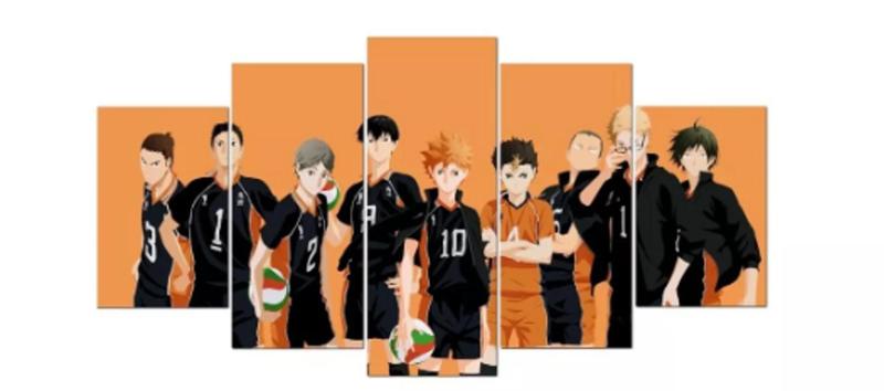 Imagem de Quadros Decorativos Mosaico Anime Haikyuu Shoyo Hinata E Time"