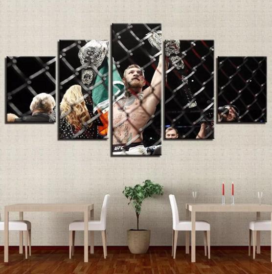 Imagem de Quadros Decorativos Mosaico Conor Mcgregor Mma"