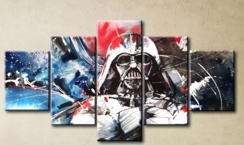 Imagem de Quadros Decorativos Mosaico Darth Vader Star Wars "