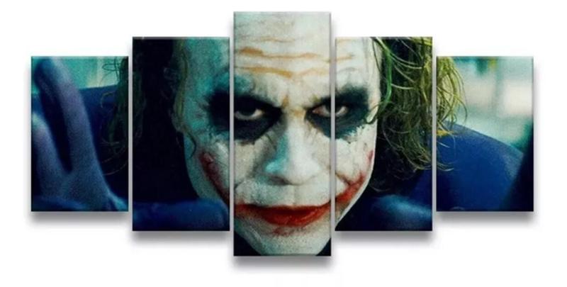 Imagem de Quadros Decorativos Mosaico Ledger Coringa Joker"