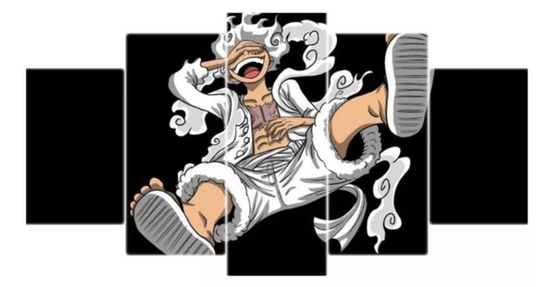 Imagem de Quadros Decorativos Mosaico Mosaico Luffy Gear "