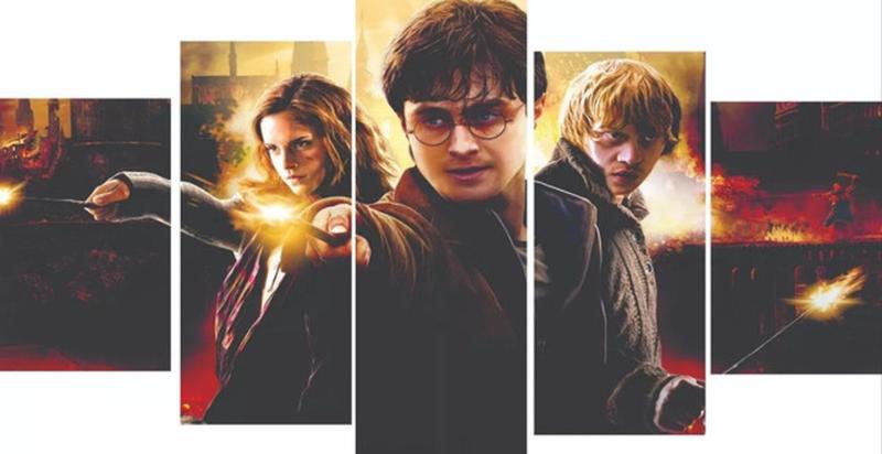 Imagem de Quadros Decorativos Mosaico Serie Harry Potter"