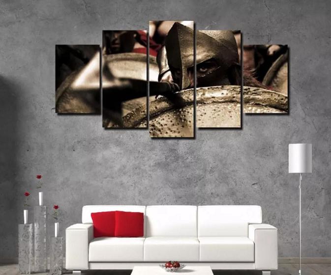 Imagem de Quadros Decorativos Mosaico Sparta Leonidas 1"