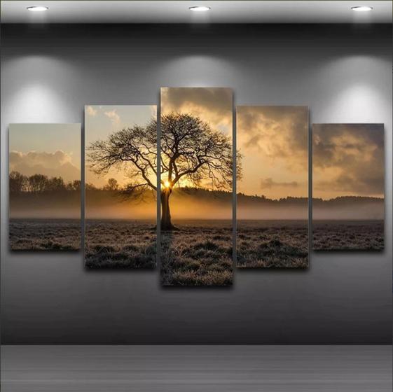 Imagem de quadros decorativos Nascer Do Sol Paisagens Naturezas "