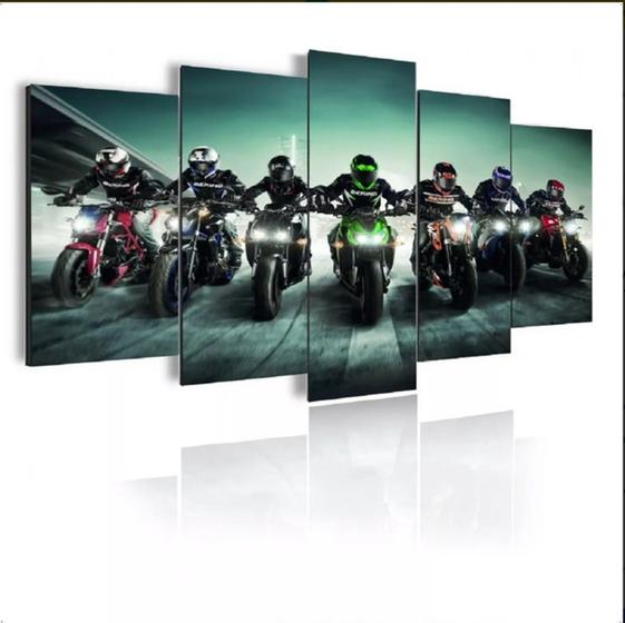 Imagem de Quadros Decorativos Oficina Moto Custom"