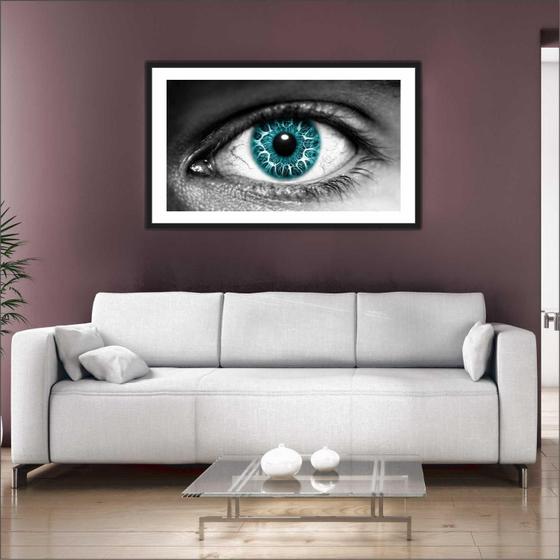 Quadros Decorativos Olhos Visão Salas Consultórios Médicos Com Moldura T07 Menor preço em Quadros Decorativos Olhos Visão Salas Consultórios Médicos Com Moldura T07