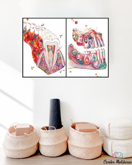 Imagem de quadros decorativos para consultório odontológico