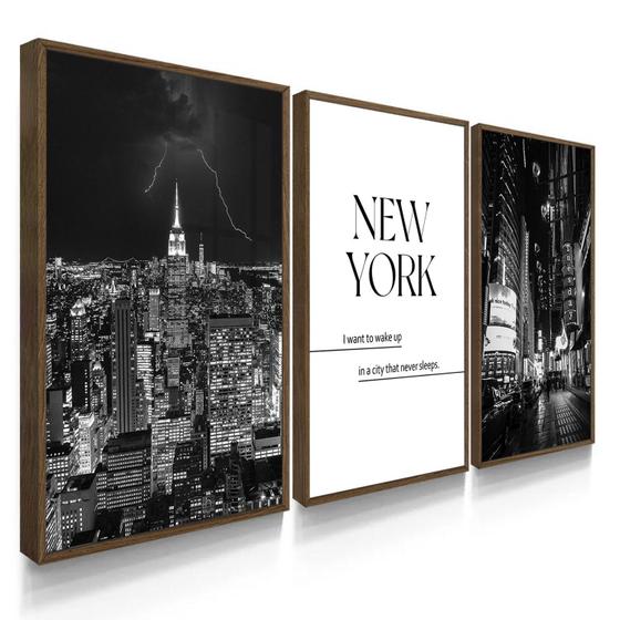 Imagem de Quadros Decorativos Para Sala Ou Escritório New York City Nova Iorque