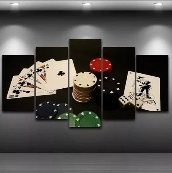 Imagem de quadros decorativos Poker 12"