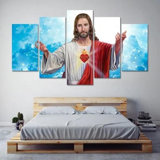 Imagem de Quadros Decorativos Sala Jesus Misericódioso