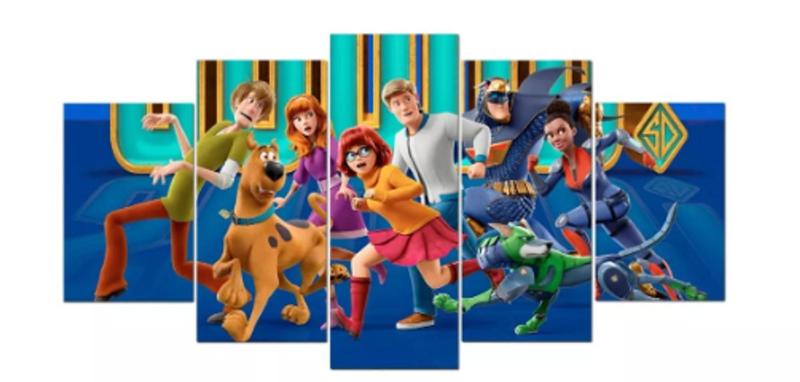 Imagem de quadros decorativos Scooby Doo "