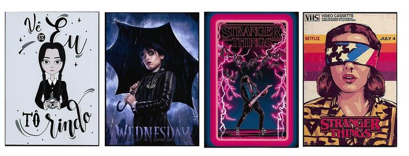 Imagem de Quadros Decorativos STRANGER THINGS, Wandinha 
